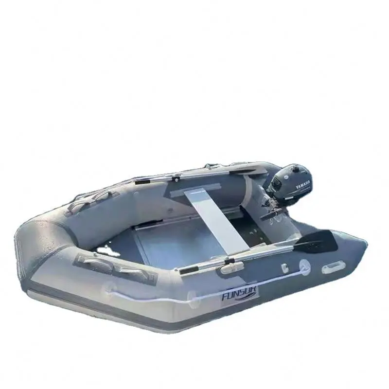 Inflatable rowing boat with aluminum platform Inflatable fishing boat