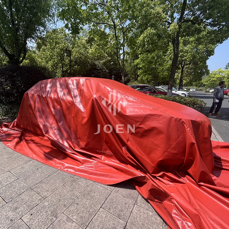 Electrical Vehicles customs silicon coated car fire blanket 6m x 8m fire proof water proof 1100 degrees working temperature