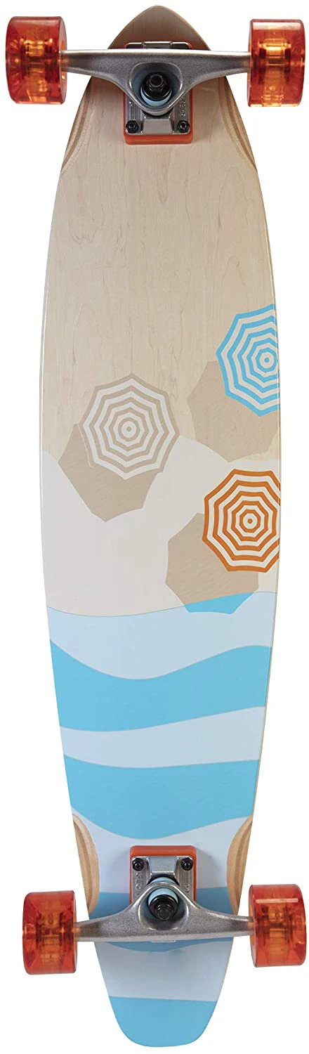 Fish Long board Professional surface Custom complete Canadian Maple Longboard Skateboard