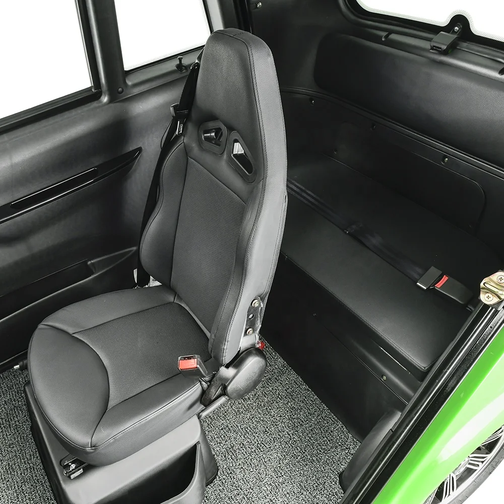 Professional senior adult use mini three-wheel electric car with eec full enclosed electric tricycle lead-acid battery operated