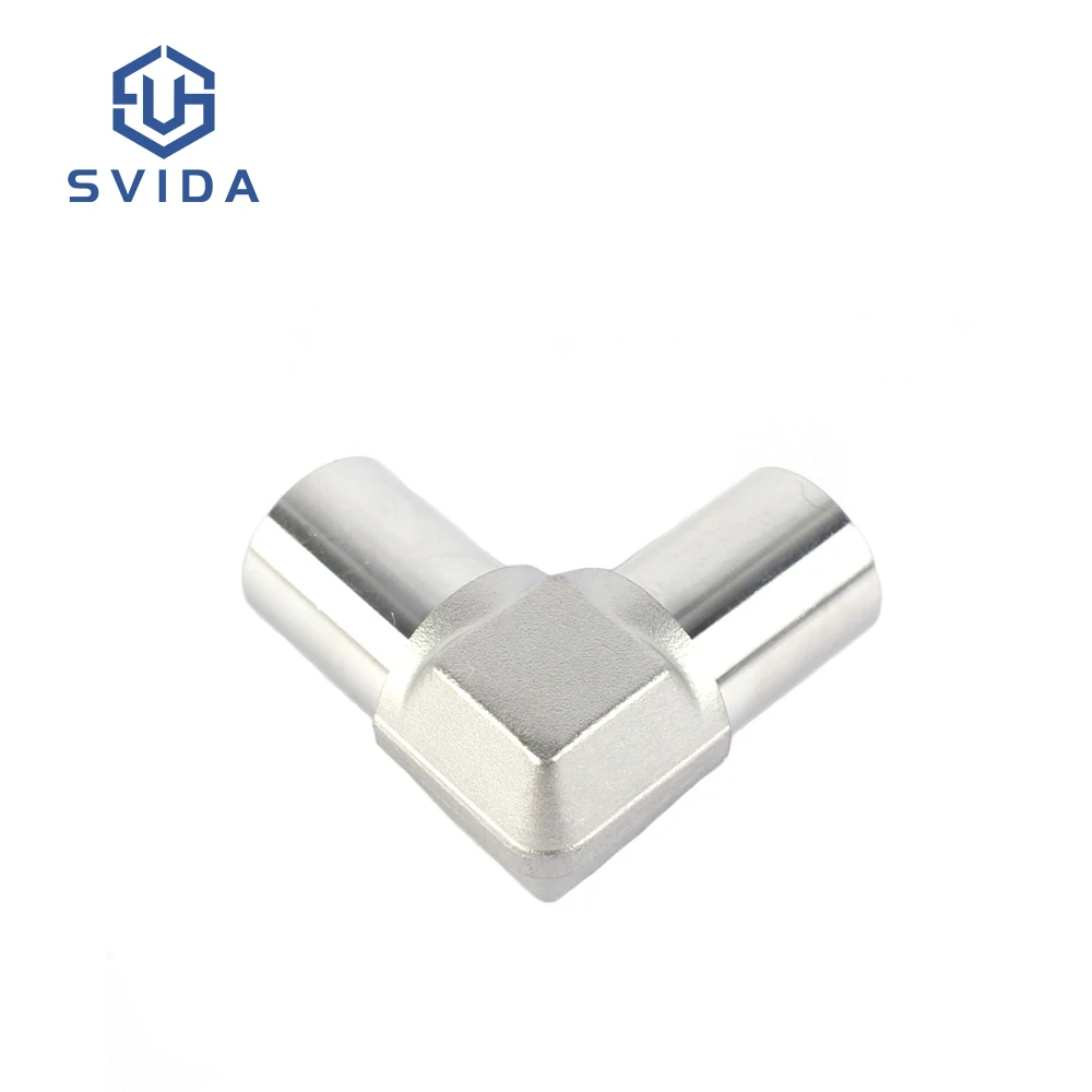 Stock Stainless Steel 1/4 3/8 1/2 Inch Weld Elbow Connection Tube Fittings