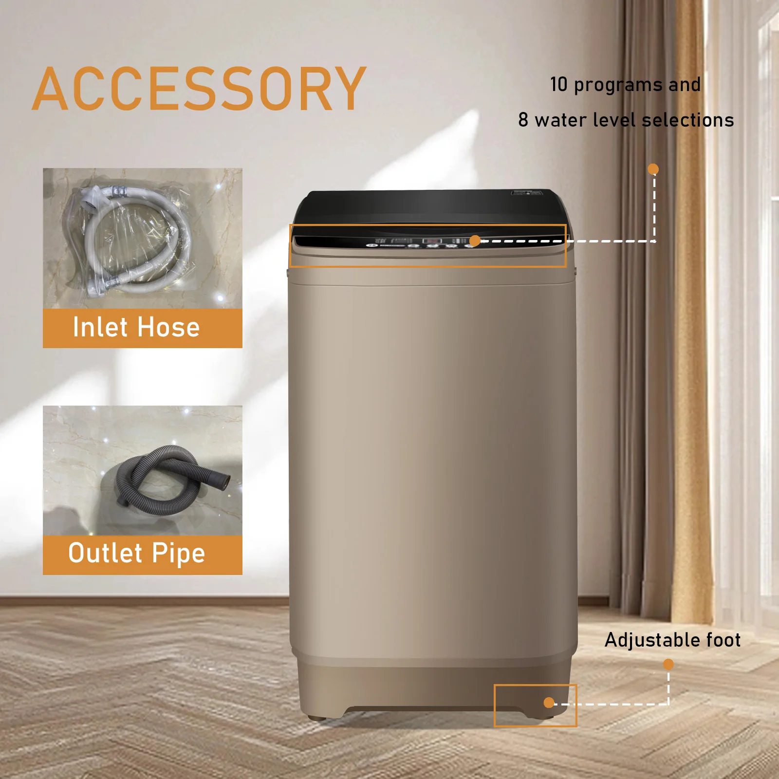 Factory direct sales can customize 5kg 110v drying function washing machines