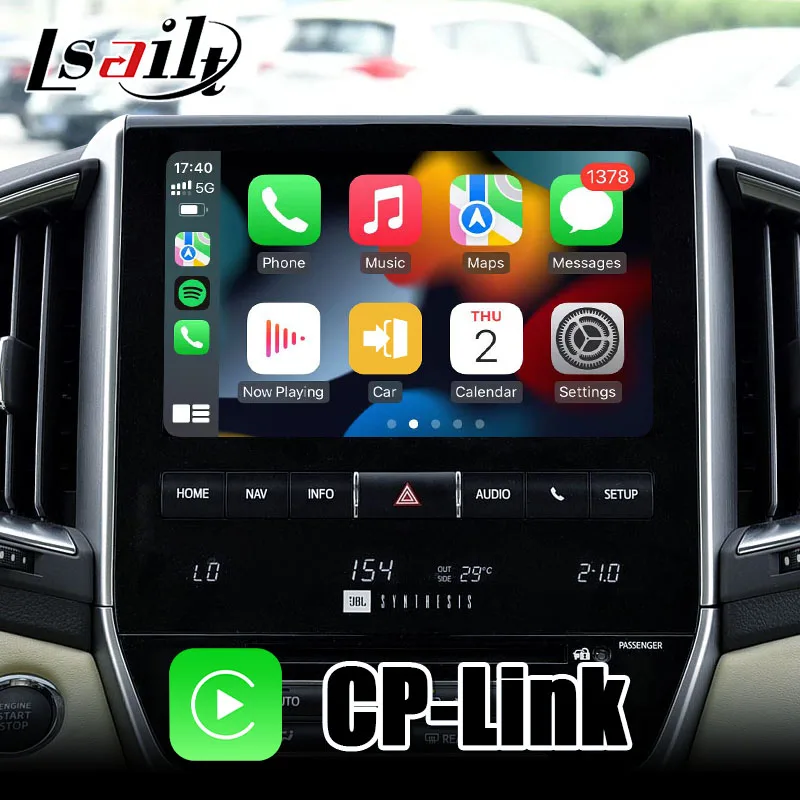PX6 Android Video Interface for Land Cruiser LC200 Toyota 2014-18 GPS Navigation with CP & AA by Lsailt