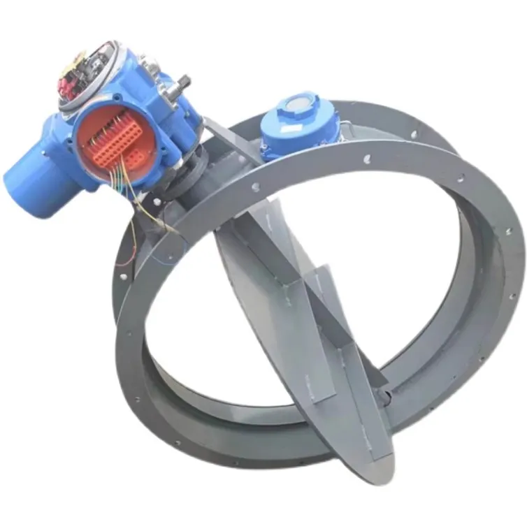 Manual ventilation flanged butterfly valve / Electric ventilation butterfly valve / High temperature air valve
