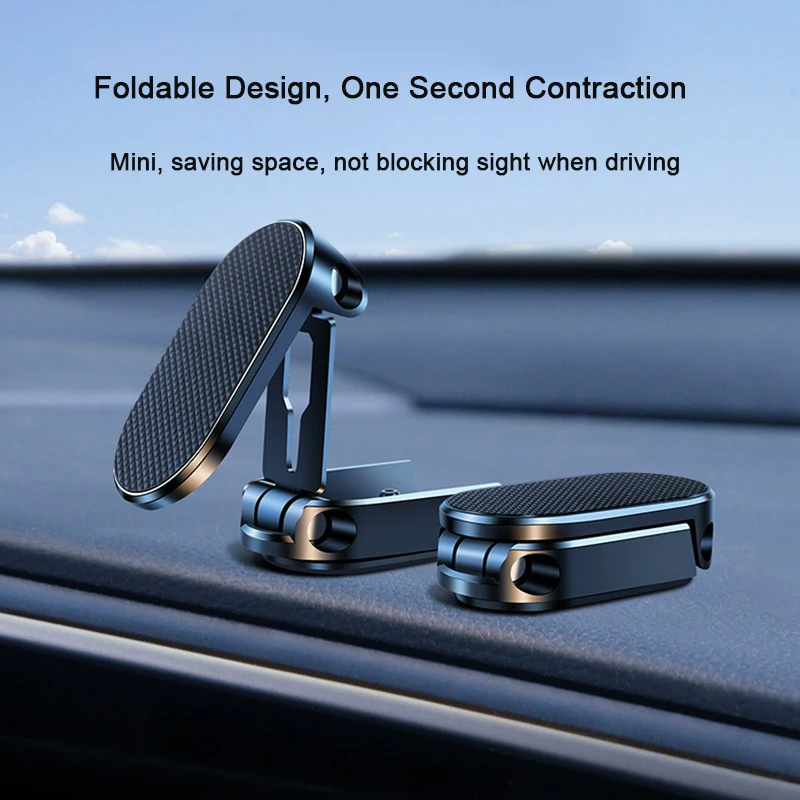 Wholesale factory Adjustable 360 Rotated Car Mobile Phone Stand Dashboard Phone Mount Bracket Portable Magnetic Car Phone Holder