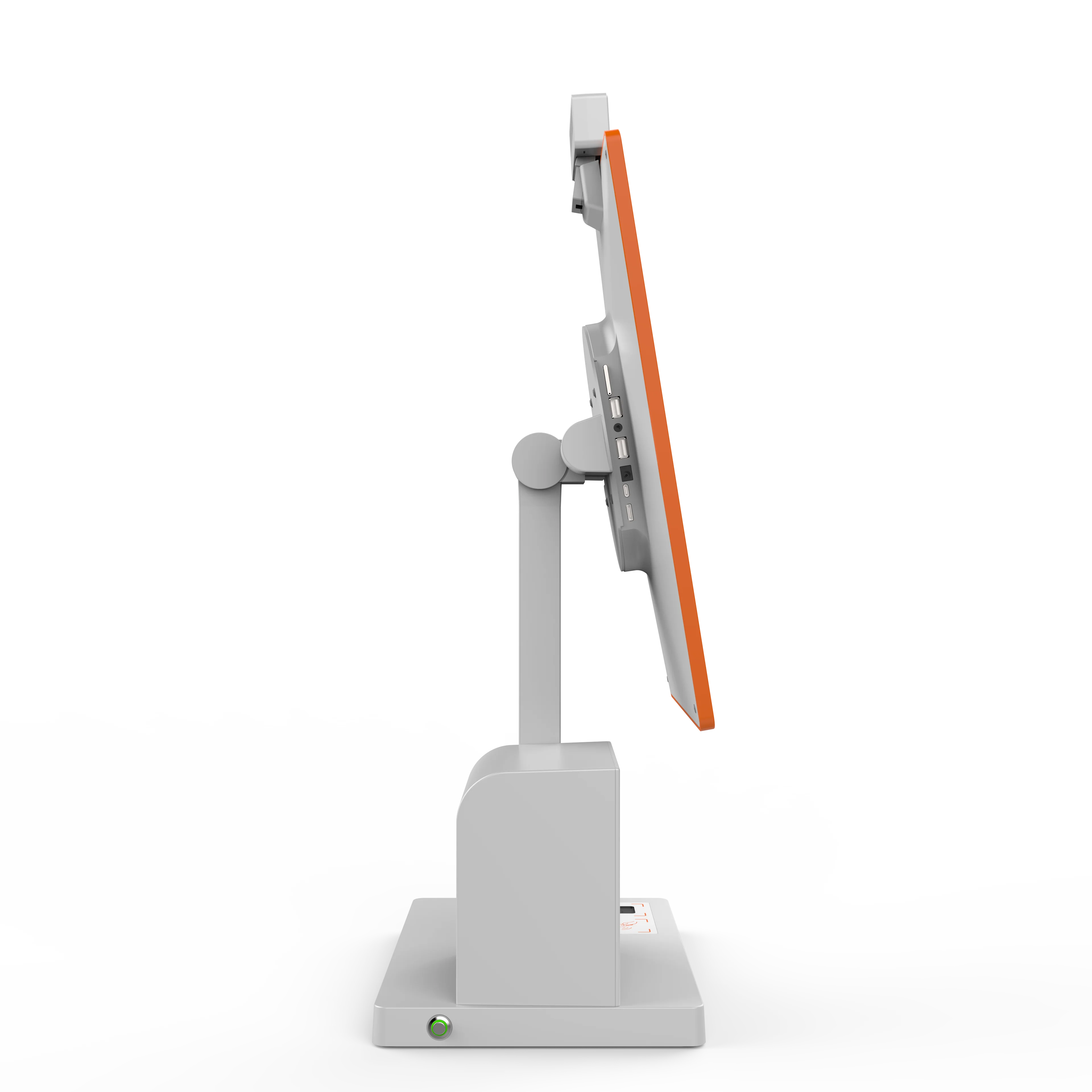 2024 new design 15.6inch Android touch POS system in portrait cashless payment terminal with 80mm printer QR code scanner AIO