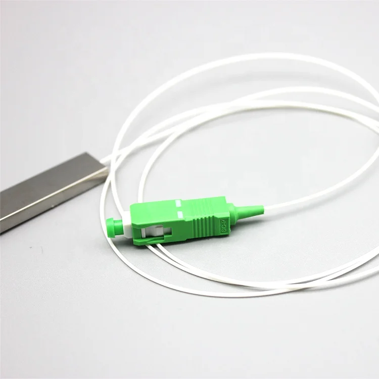 Fiber Optic Equipment  1x4 1x8 1x16 1x32 1x64 1260 to 1650nm FTTH Optic Fiber PLC Splitter