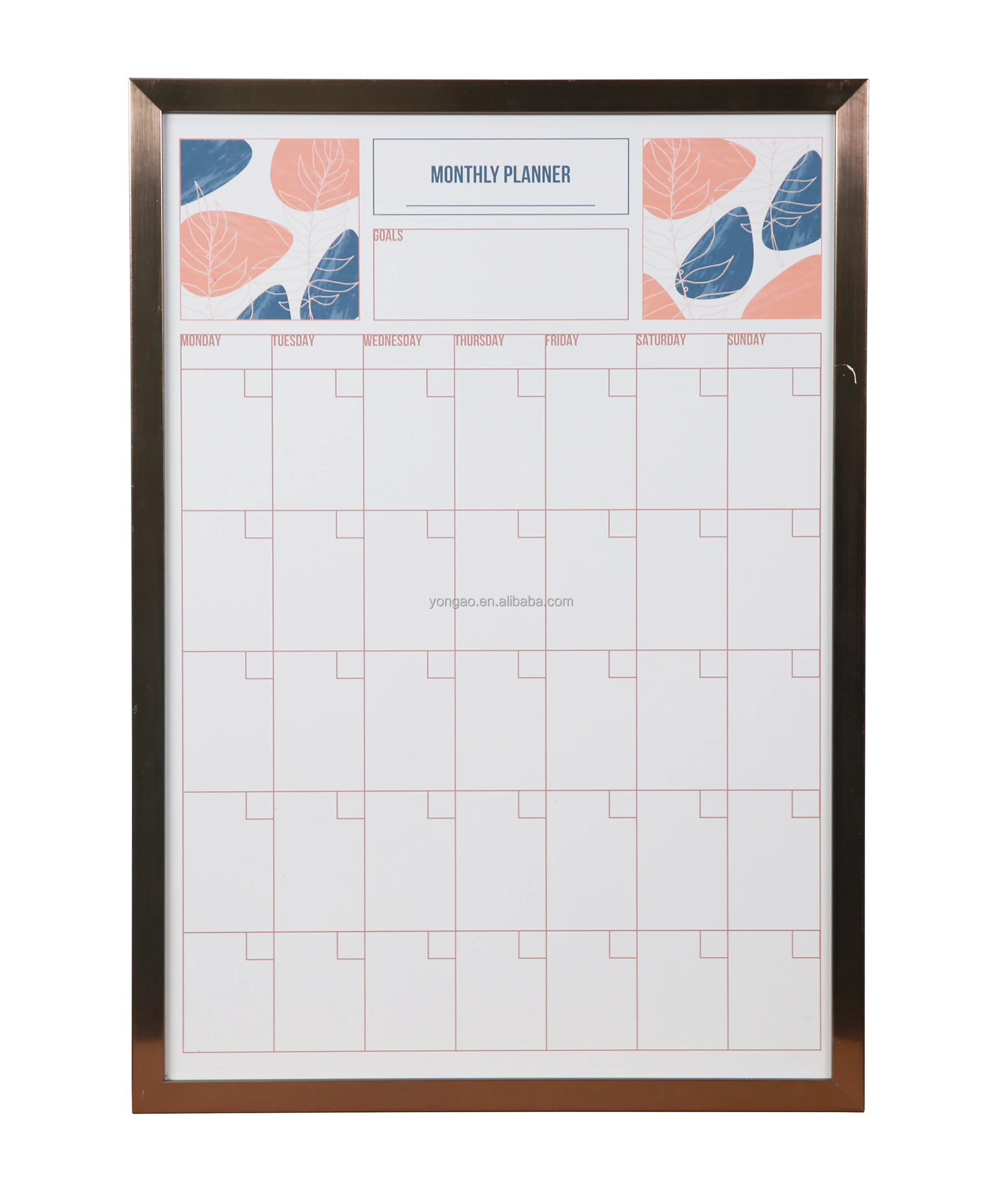 Пользовательские печатные магнитные доски для сухой стирания настенные прозрачные