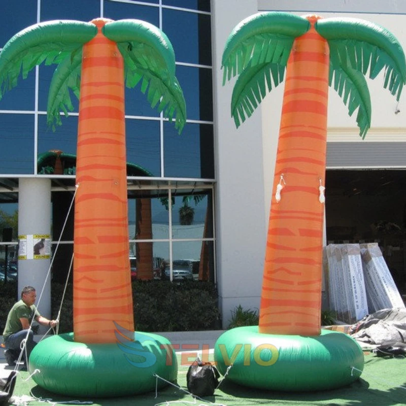 Giant inflatable coconut tree model inflatable palm tree inflatable plants for seaside vacation business activity decoration