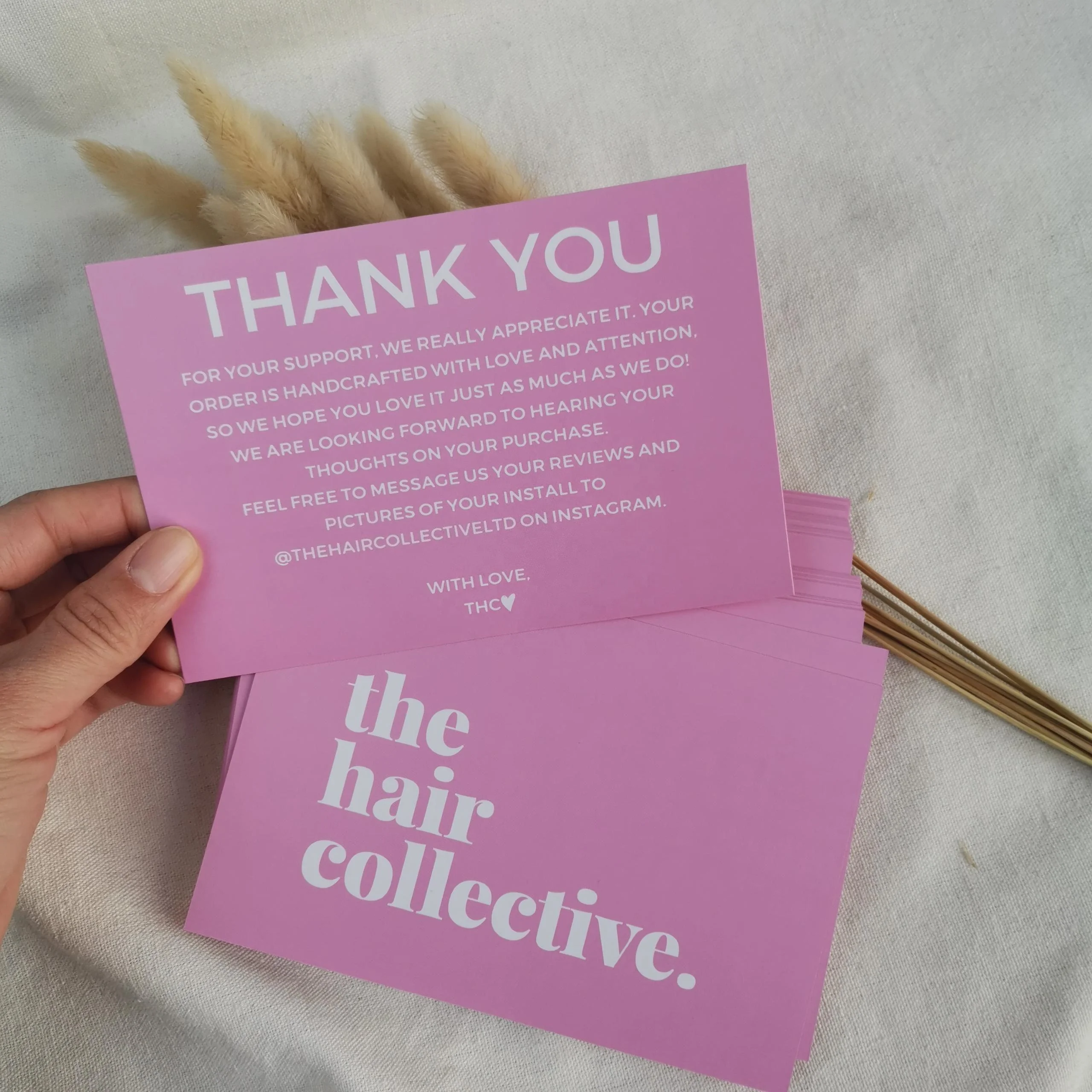 thank you cards low MOQ postcard high quality invitation card your design giftcard custom business card with your logo words