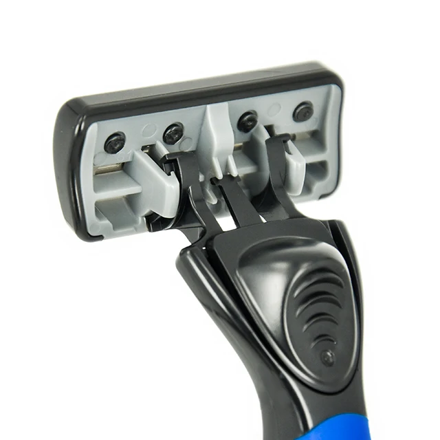 HW-B604DR  New design six 6 blade high quality shaving razor for men