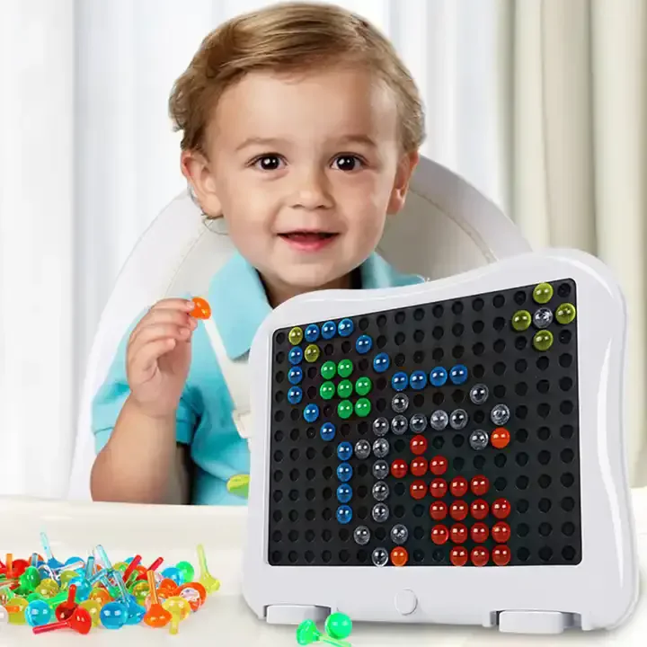 Интерактивная 129 светящаяся темная светлая настольная игра DIY светодиодная сборка креативная игрушка-головоломка