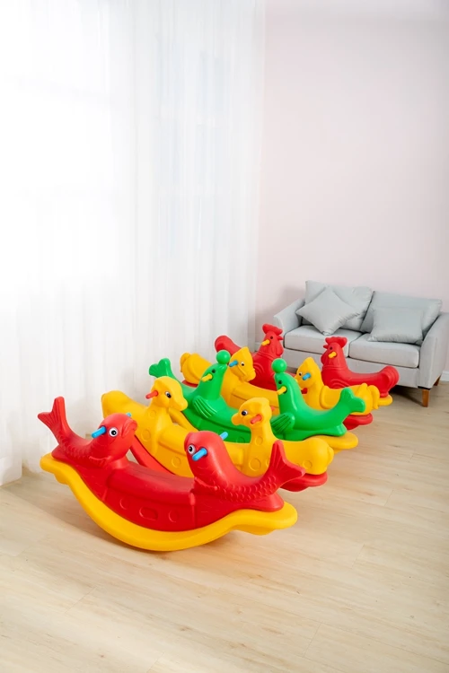 Durable and High Quality Wholesale Cheap Plastic Animal Seasaw