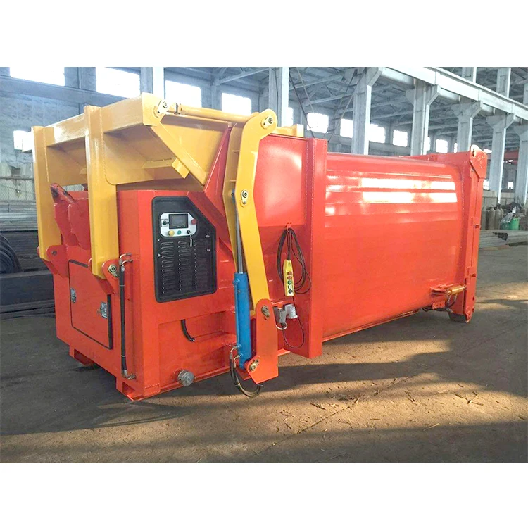 
Waste Compactor Trucks Garbage Hydraulic Automatic Carton Compactor Baling Garbage Compression Equipment 