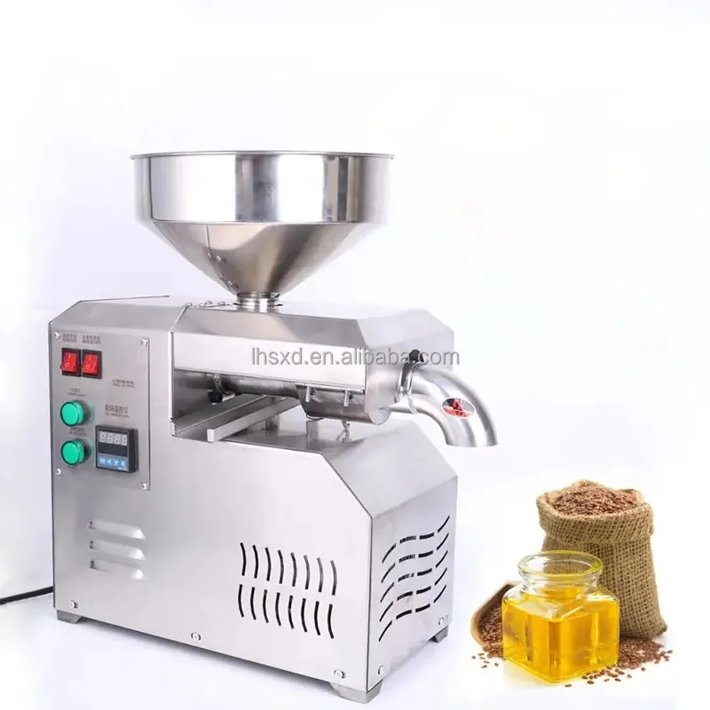 Stainless steel household press oil machine commercial oil press wholesale oil presser