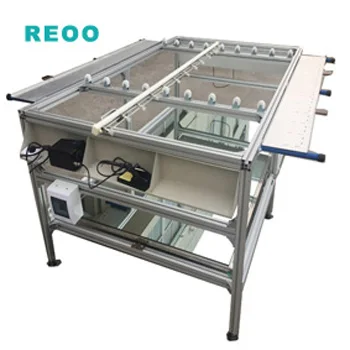 Solar cell laying up table and automatic lay up line for making PV panels used in solar panel production line