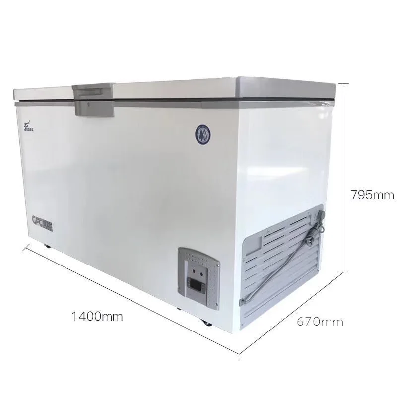 -60C Seafood Tuna Fish Storage 308L Low Temperature Chest Open Door Freezer DW-60W308