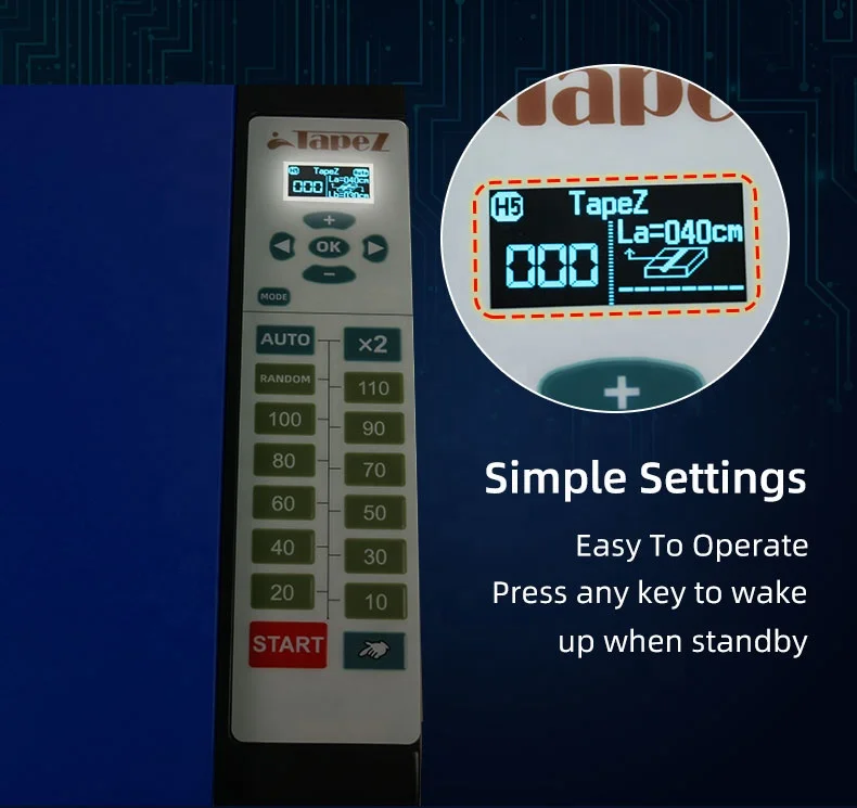 High quality manufacturer custom paper packing tape machine