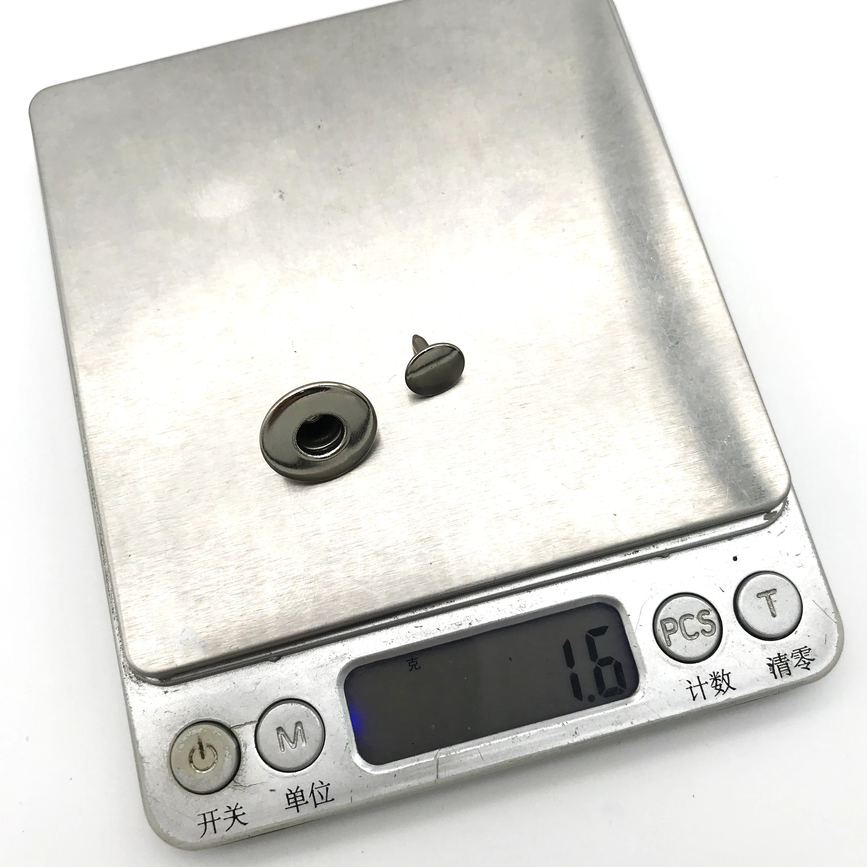 Custom jeans rivets buttons jacket coat metal  button