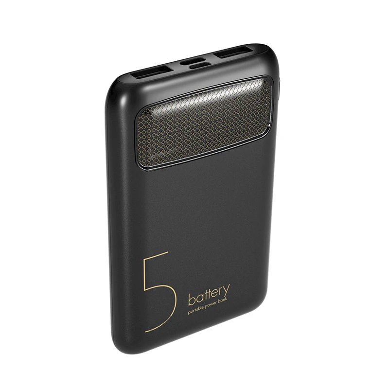 
Factory promotion cheap price Disposable portable mini External Battery Type C 5V Dual USB Power Bank with fast charging 