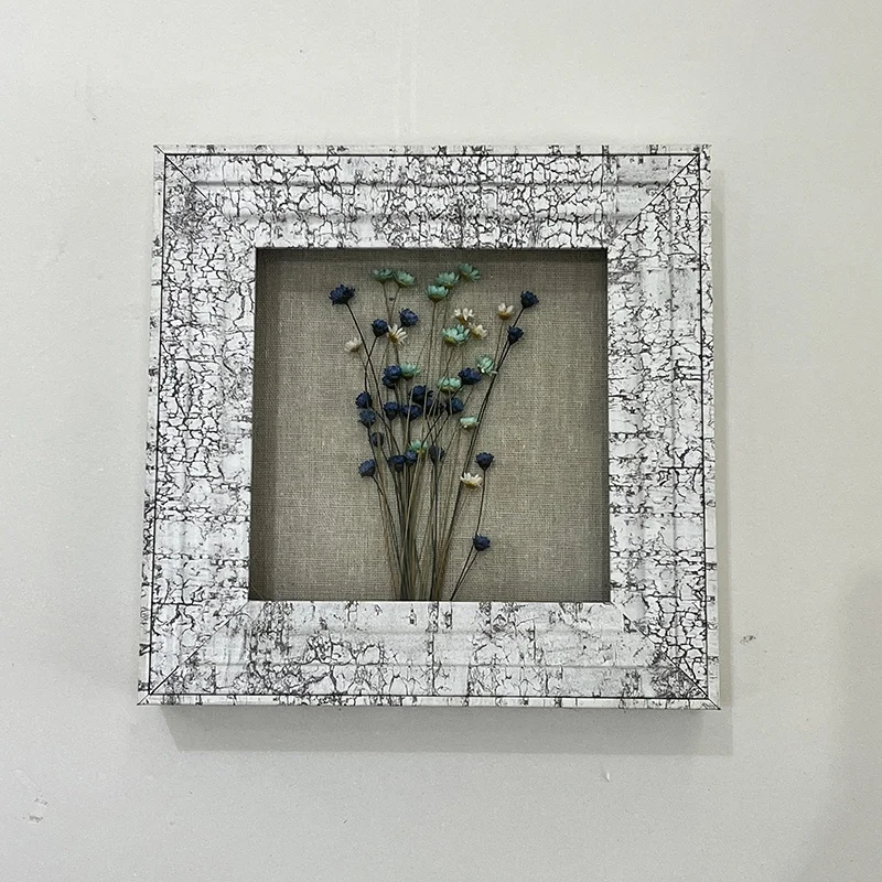 2022 DIY MDF picture frame rustic Box Dried Butterflies Box Square Frames Wholesale Shadow Box Plant Specimen Frame