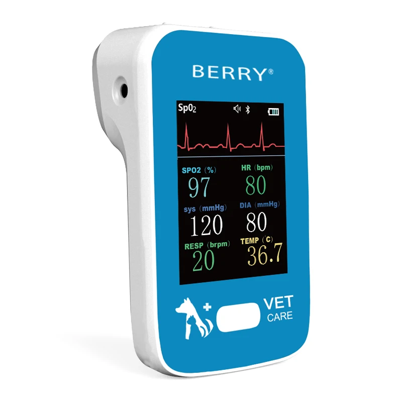 Berry Vet Veterinary Handheld Pulse Oximeter for dog cat horse  hot sale Veterinary Multi-parameter Monitor