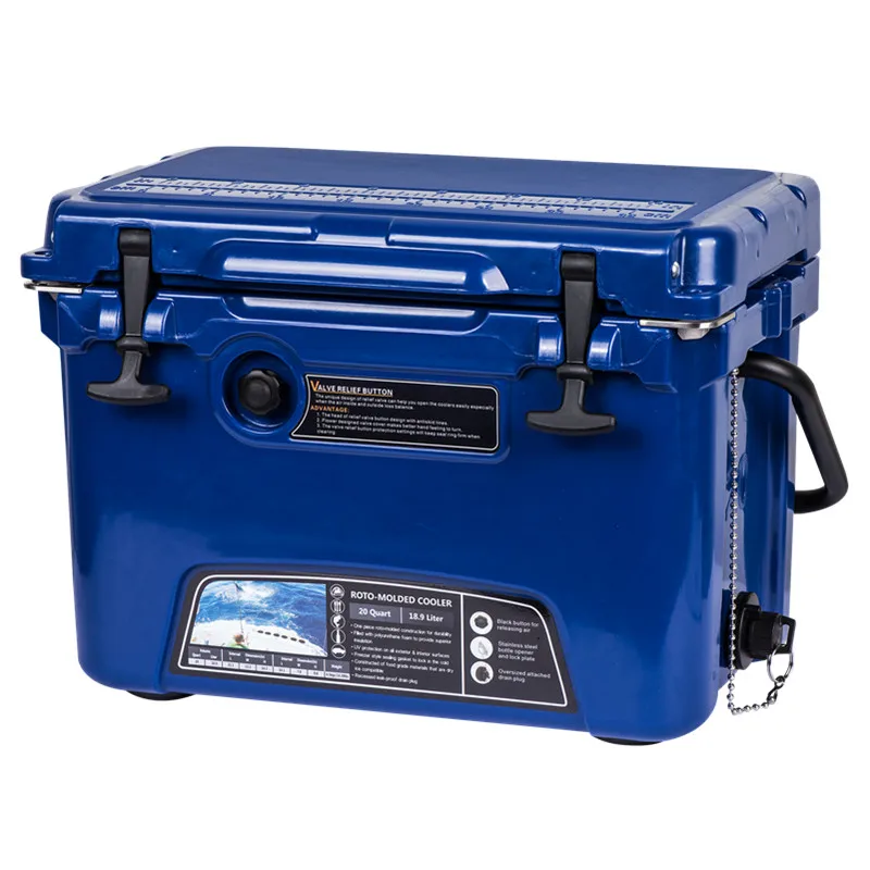 Kuer 20QT Outdoor Ice Cooler Durable Beer Beverage Food Plastic Ice Cooling box