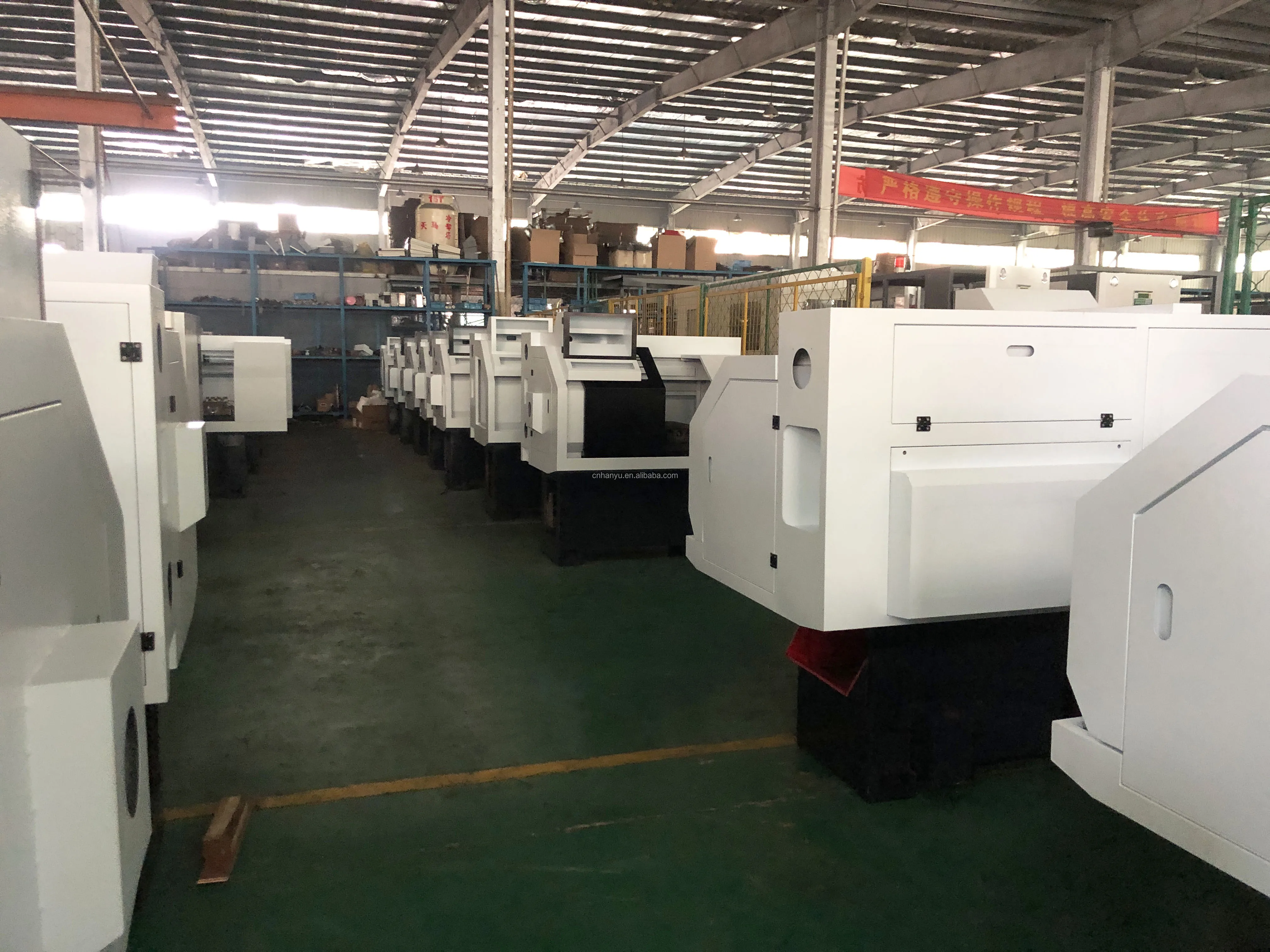 CNC  machine tool with high and low rail inclined bed turret HY-T36