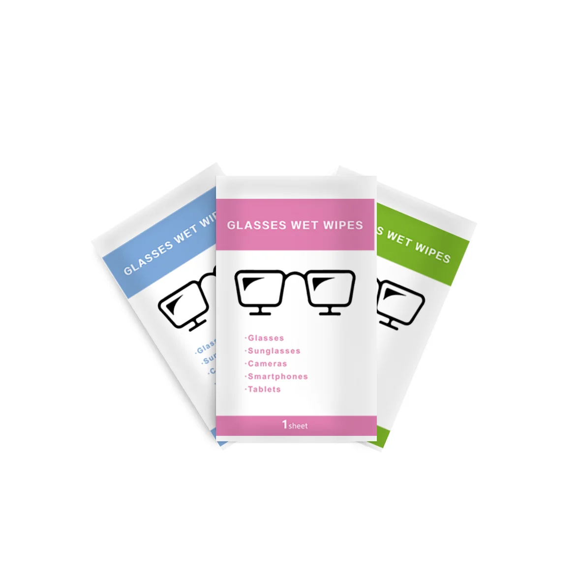 
2021 Lens Cleaning Wet Wipes Cleansing Cloth for Eye glasses, Tablets, Camera, Screen, Computer, mobile phone screen wipes 