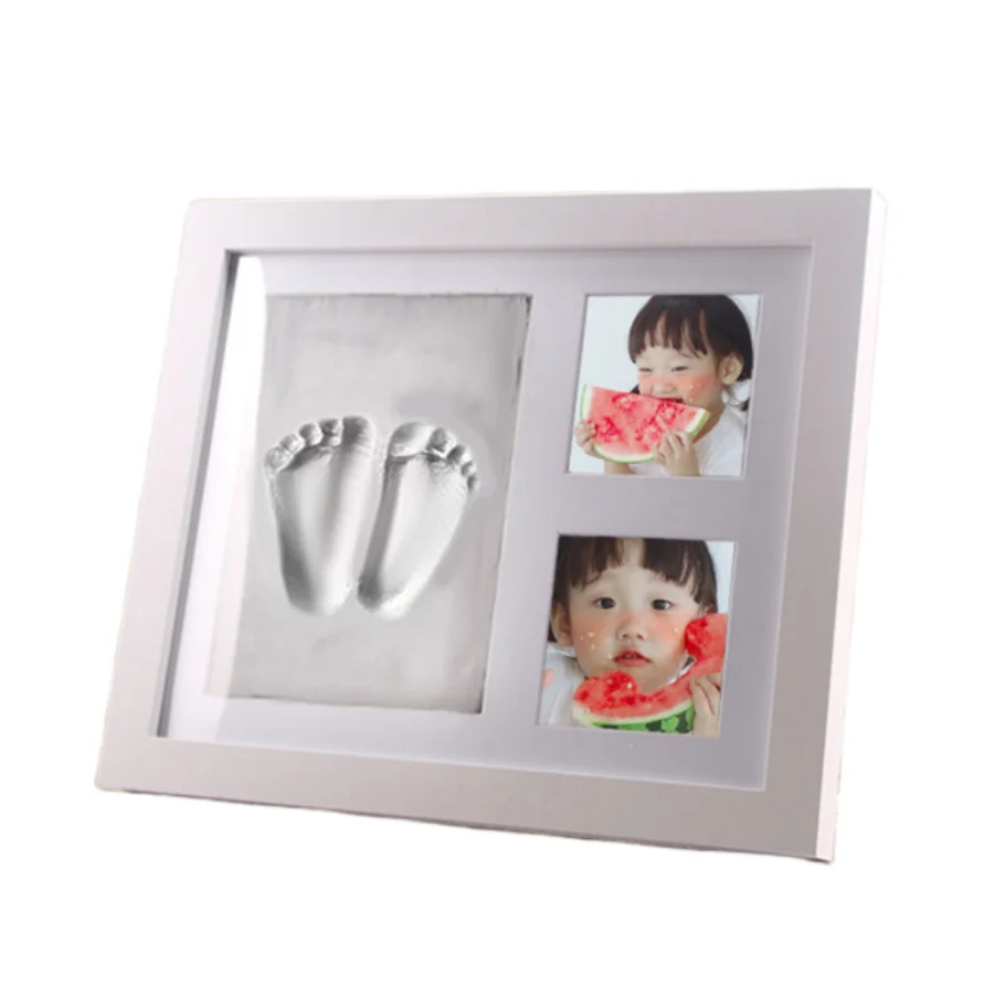 Newborn Baby Pets Shower Gifts Wall Table Decor Baby Footprint Makers DIY Keepsakes Picture Photo Frame