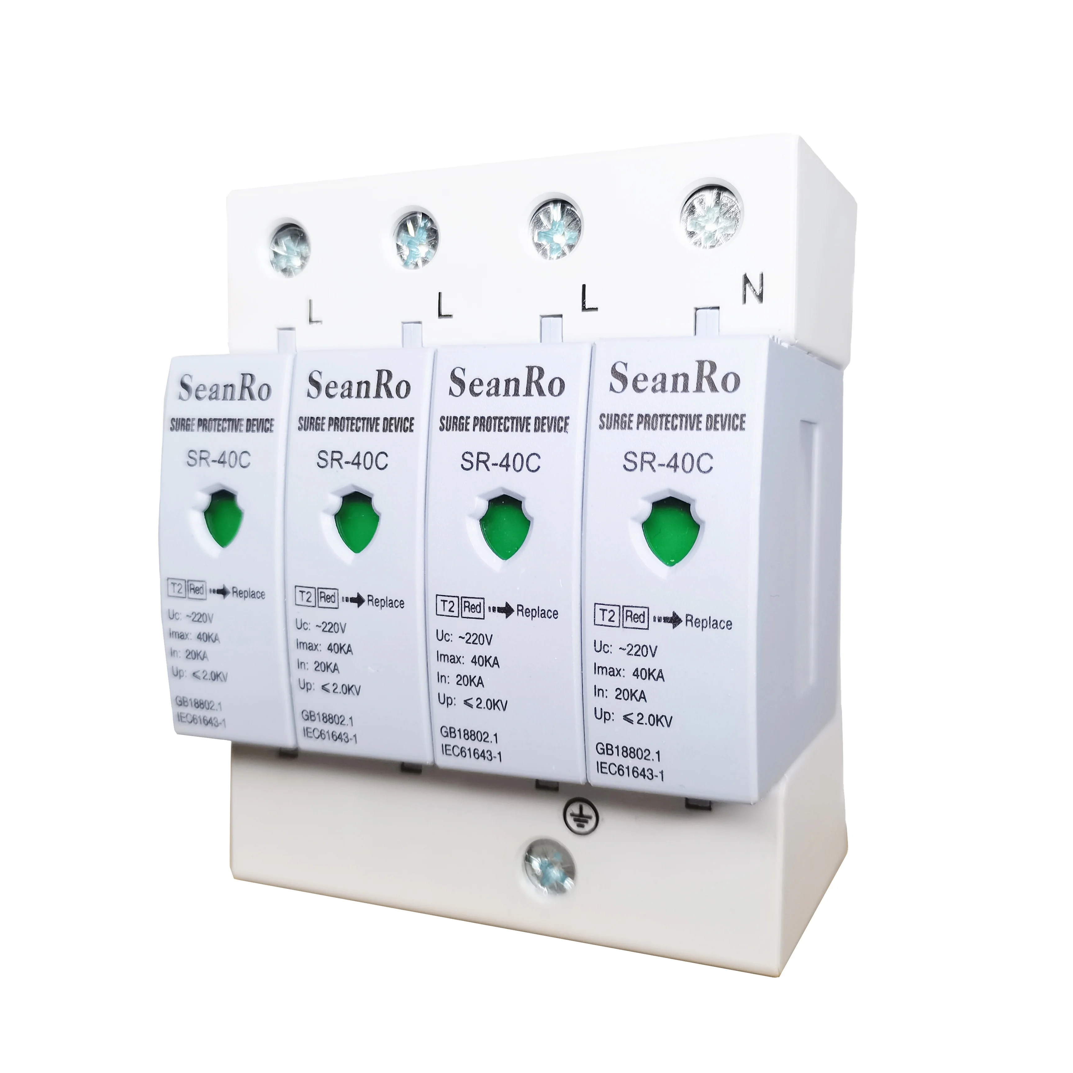  Устройство для защиты от перенапряжения SeanRo din rail SPD