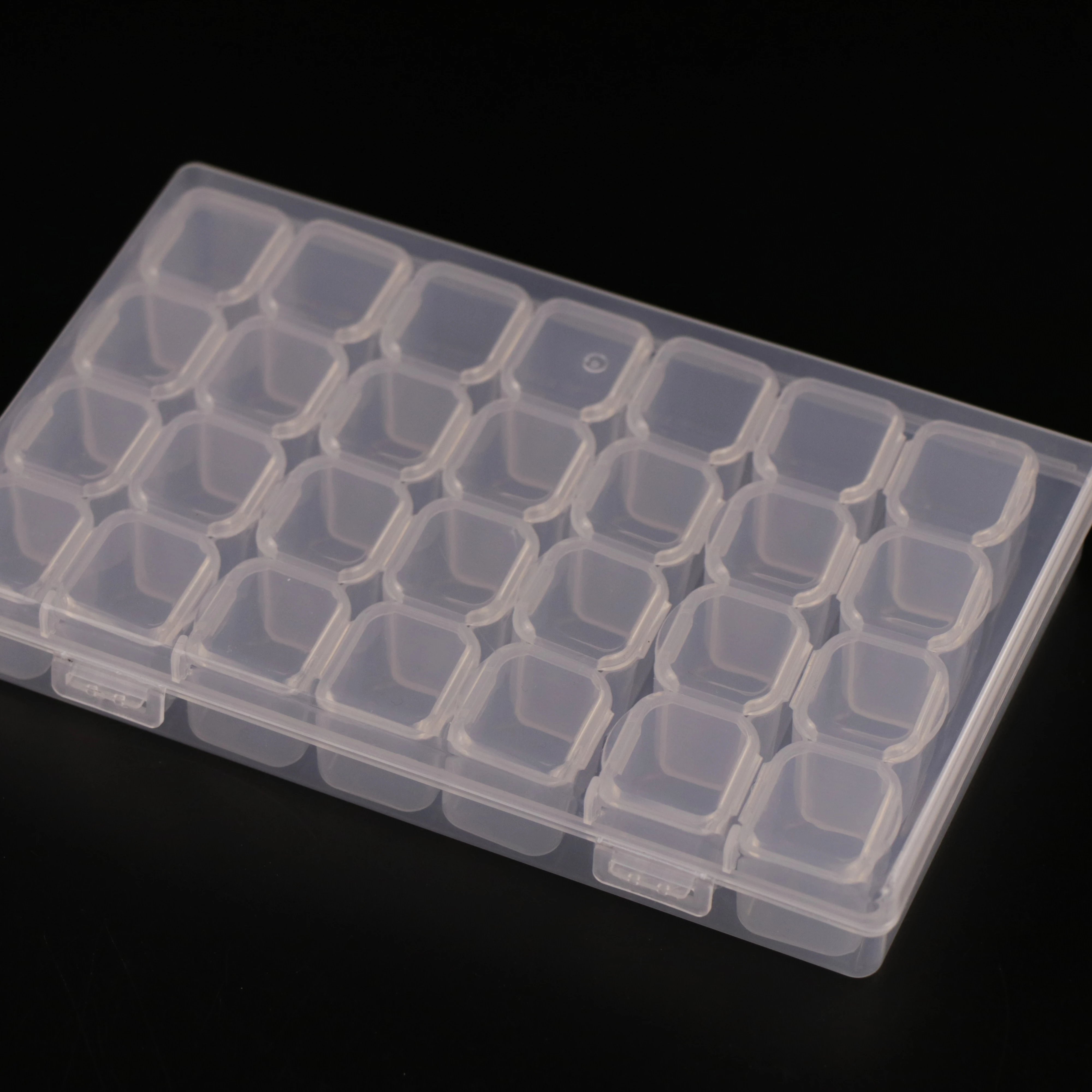 Hot New Product Rectangle Two Colors 28 Frames Plastic Medicine Pill Organizers Pills Medication Dispenser Box
