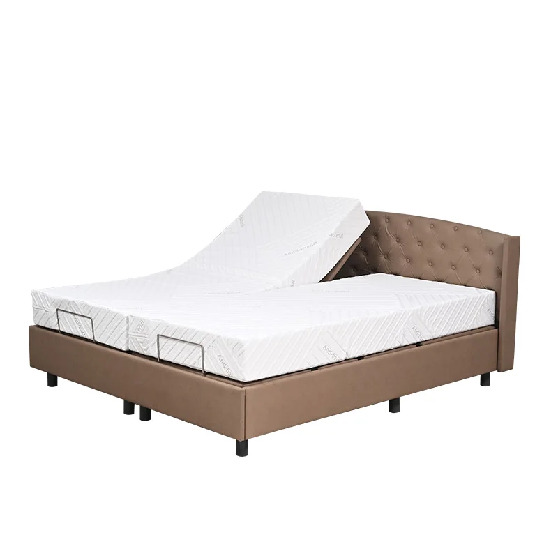 High-end Electric Smart Double Care Bed with Comfortable Mattress