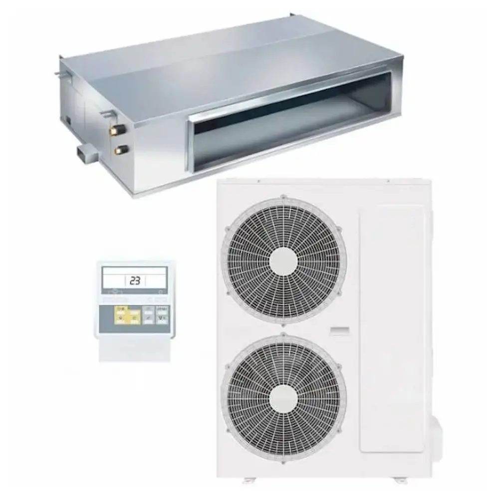 Industrial R32 R410A Split Ducted Air Conditioning System AUX Duct Type Air Conditioners 36000BTU 48000BTU 60000BTU 100000BTU