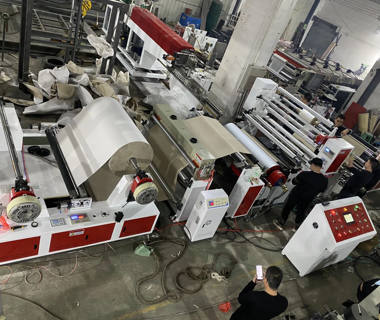 Automatic Single Side Extrusion Lamination Pe Coating Paper Machine