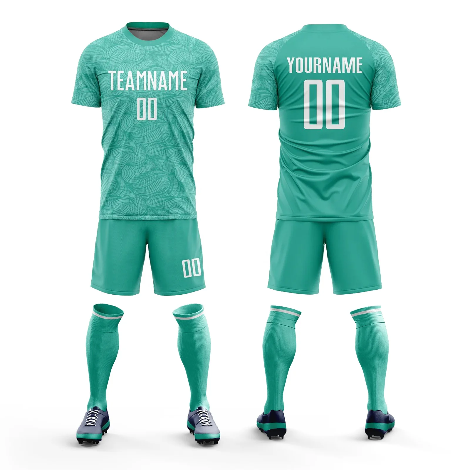 Luson Wholesale Thailand Quality New Design Custom Sublimated  Mesh Football Practice Germany Football Jersey Soccer Jersey