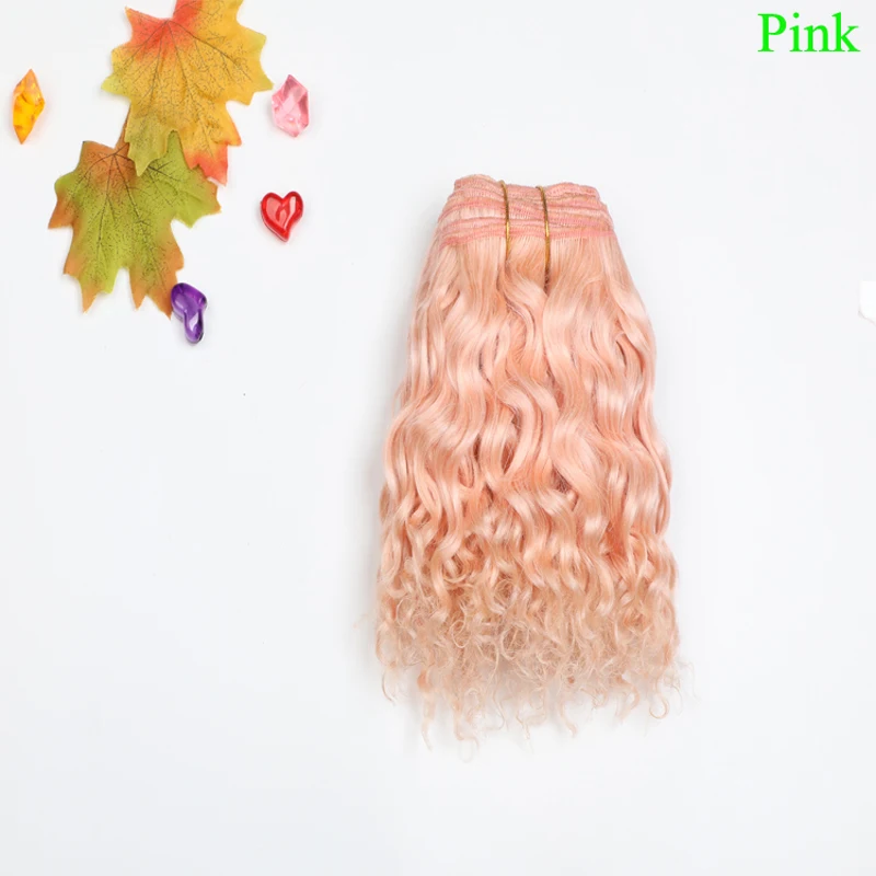  China Manufacture Doll Tress Hair Angora Goat Mohair for Blythe Dolls Wool New Wefted