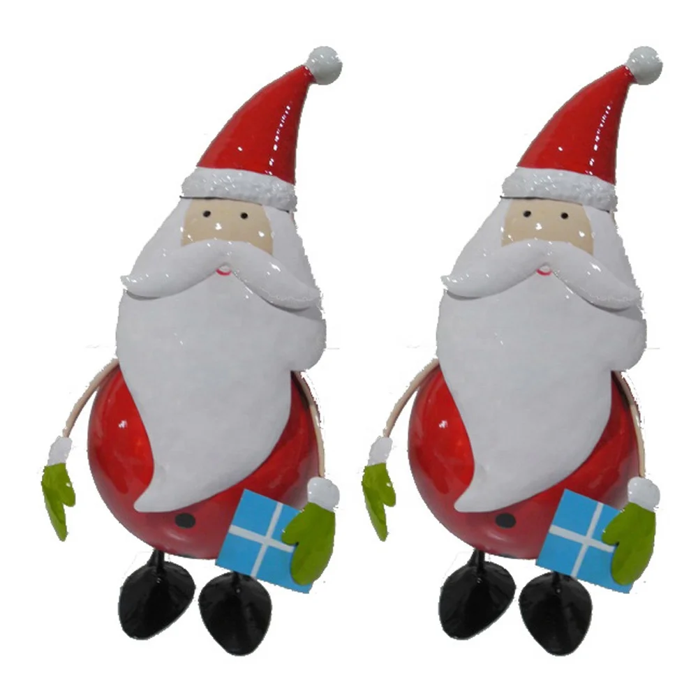 Planter Outdoor Best  Christmas Decoration Metal crafts winter santa snoman reindeer tabletop home decoration children gifts chr