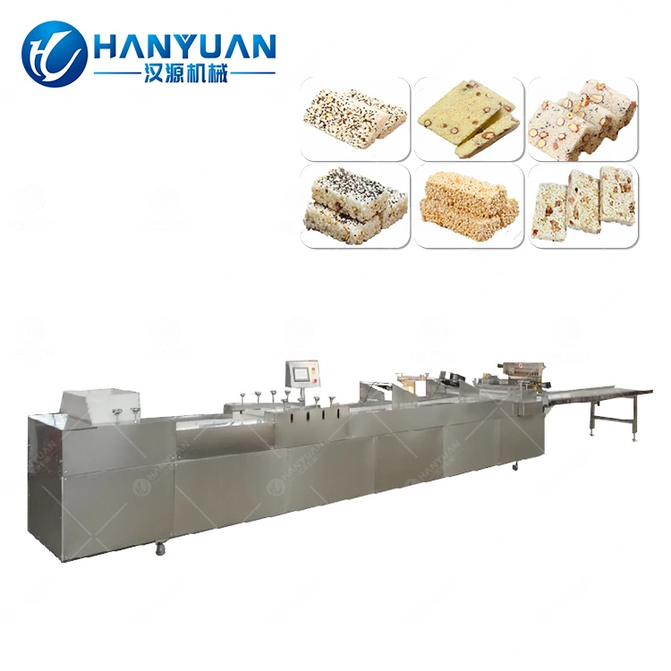 Special cutting machine for puffed snack bar