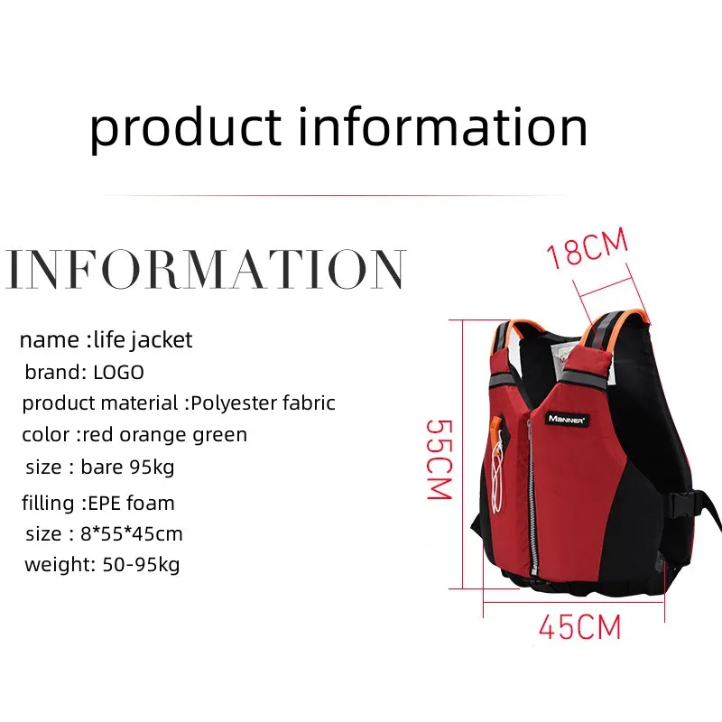 Swim Vest Float Jacket for Adult Float Suit for Kayaking Fishing Surfing Canoeing Sailing