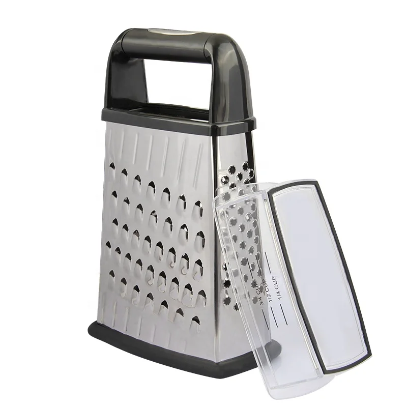 4 in 1 Stainless Steel Blades Kitchen Tool Vegetable Fruit Grater  Include Slicer Coarse Ribbon Fine