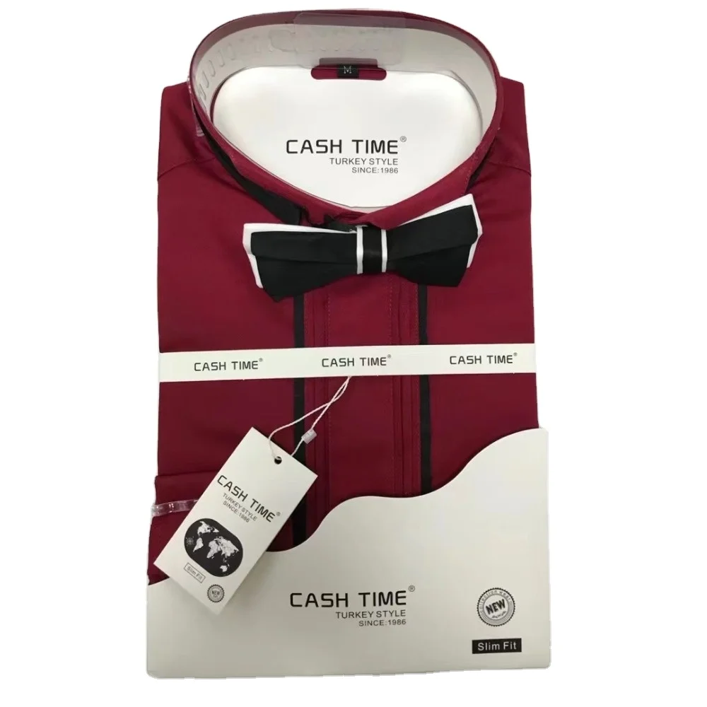 Hot selling summer formal dress solid color men shirt bamboo fiber career shirt unisex work shirt