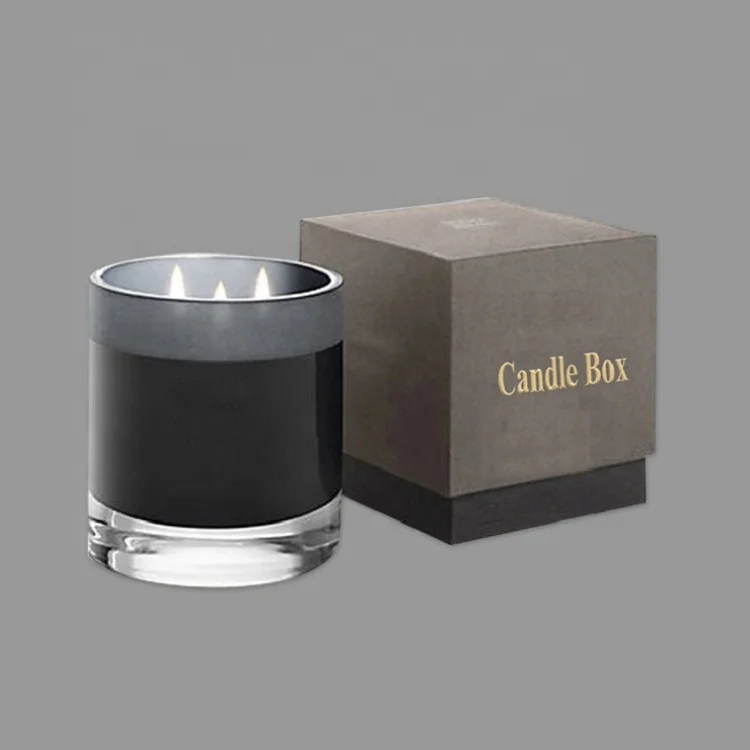 Custom Logo Wholesale Low MOQ calendar scented candle gift paper boxes with logo  for packing candles