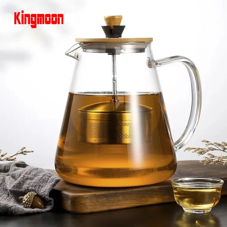 48 унция плита-безопасные жаропрочного боросиликатного чайник из нержавеющей стали для заварки 1500 мл