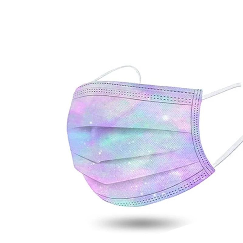 3ply персональная одноразовая маска для лица, нетканый дизайн, модная индивидуальная маска для лица с принтом, маска для лица