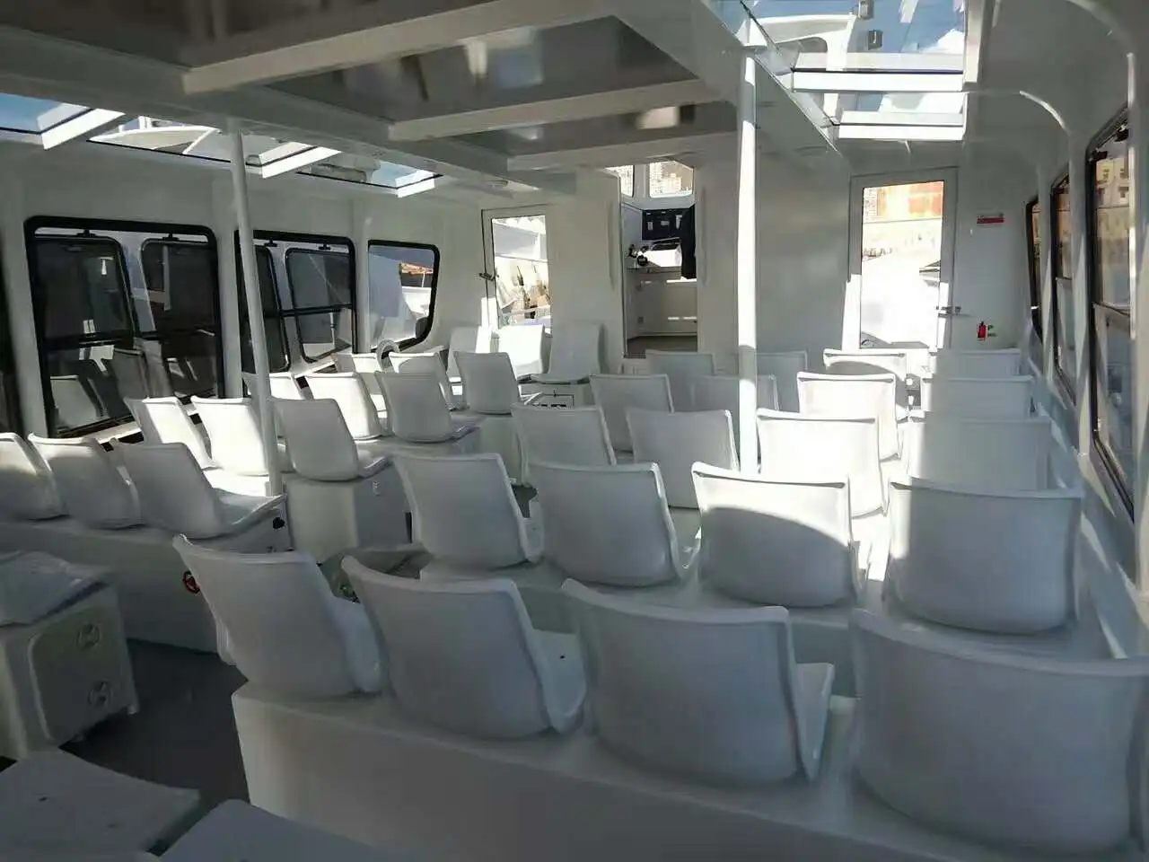 Poseidon 40ft 12m High speed passenger ship work ferry Aluminum boat water taxi with 30 seats for sale