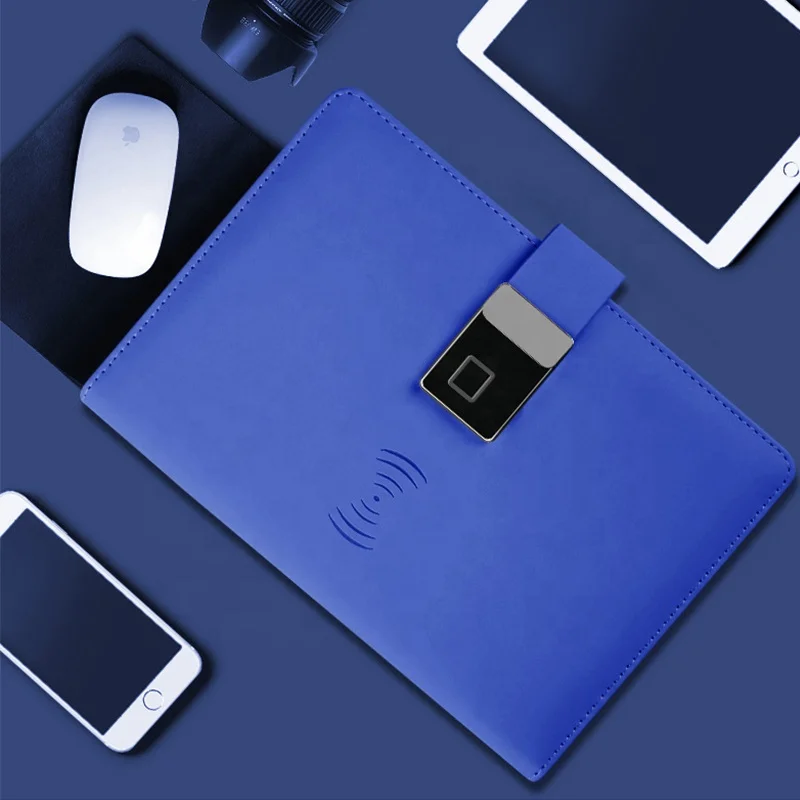 Внешний аккумулятор с USB-флэш-накопителем и блокировкой отпечатков пальцев