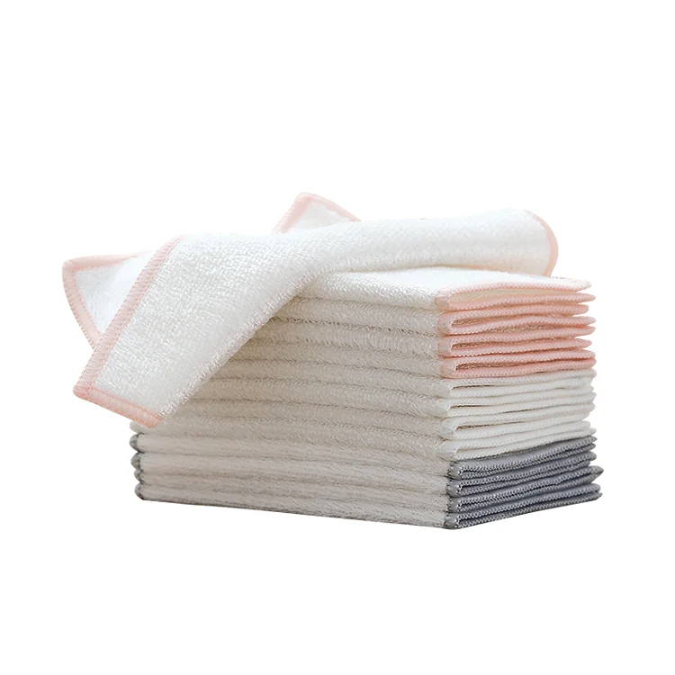 Super Soft and Absorbent Bearfamily Powerful Water Absorption Dish washing viscose Cleaning Cloth Microfiber Bamboo Dish Cloth
