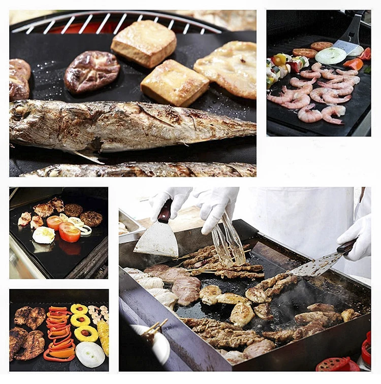 Wholesale Hot Selling barbecue non stick bbq grill mat barbecue grill mat barbecue mat