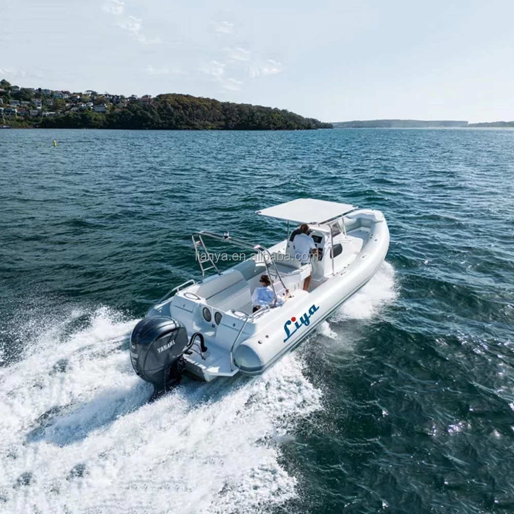 Liya 27ft 8.3meter long line tourist boat luxury Rib boat yacht for sale